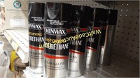 Spray Fast Drying Polyurethane Clear Gloss lot of