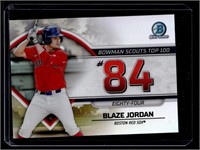 2023 Bowman Scoutsâ€™ Top 100 BTP-84 Blaze Jordan