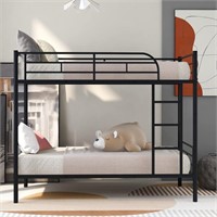 Twin over Twin  Twin Over Twin Metal Bunk Bed Fram