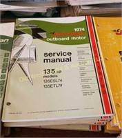 1974 & 1975 Outboard Motor Service Manuals (G)
