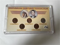 Historical One Cent 5 Coin Collection