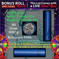 1-5 FREE BU Nickel rolls with win of this 1987-p S