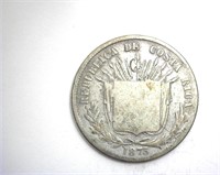 1875 25 Centavos F Costa Rica