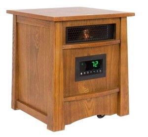 Lifesmart 8 Element Infrared Wood Cabinet Heater