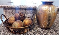 D - DECOR VASE, BASKET & ORBS (K16)