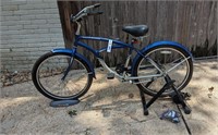 VINTAGE TOWN & COUNTRY CUSTOM ALUMINIUM  BICYCLE W