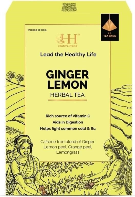 Sealed - Ginger Lemon Herbal Tea