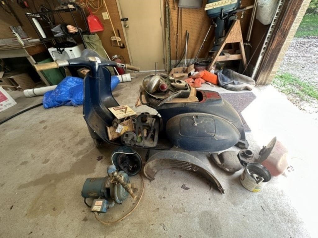 1964 Vespa Allstate Cruisaire Motorcycle