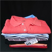 11 Various Men's Polos and Tee Shirts 2XL - 3XL