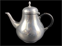 Antique pewter tea pot 6.5" tall.  Holland P