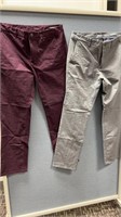 Mens Bonobos sz 33x30 Cotton Flat Front Pants