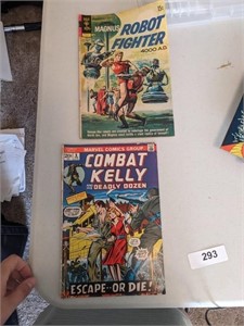 (2) Comic Books: Combat Kelly, Robot Fighter