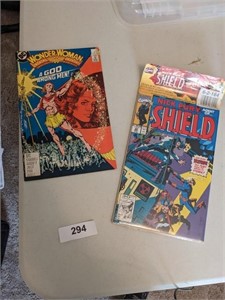 (2) Comic Books: Wonder Woman, Agents of Shield