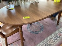 TELL CITY DINING ROOM TABLE, LAMINATE TOP BREAKFAS