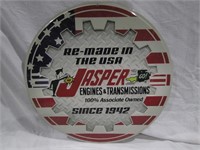 Jasper Engines & Transmissions Metal Sign 20" Dia