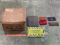 GRACE BROS Cardboard Advertising Box & Contents