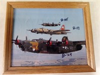 3 Vintage Aircraft Photo, 9in X 11in