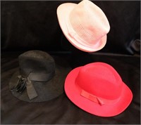 Set of 3 Wool & Knit Hats