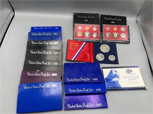 14 U.S. coin proof sets