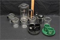 FRENCH PRESS, ESPRESSO CUPS