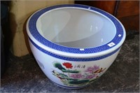 Large Chinese plant pot,