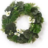 24" Green Spring Wreath