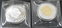 (2) 2020 Trump Coins