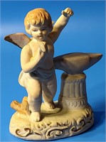 Vintage Cherub Blacksmith Figurine