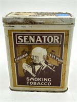 SENATOR SMOKING TOBACCO TIN