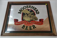 Moosehead Beer Mirrored Advertisement
