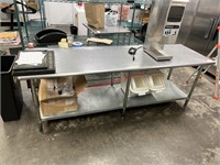 S/S PREP TABLE - 96 X 30