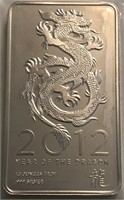 "Year of the Dragon" 10-Oz Silver Bar