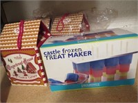 Castle frozen treat maker cookie cutters