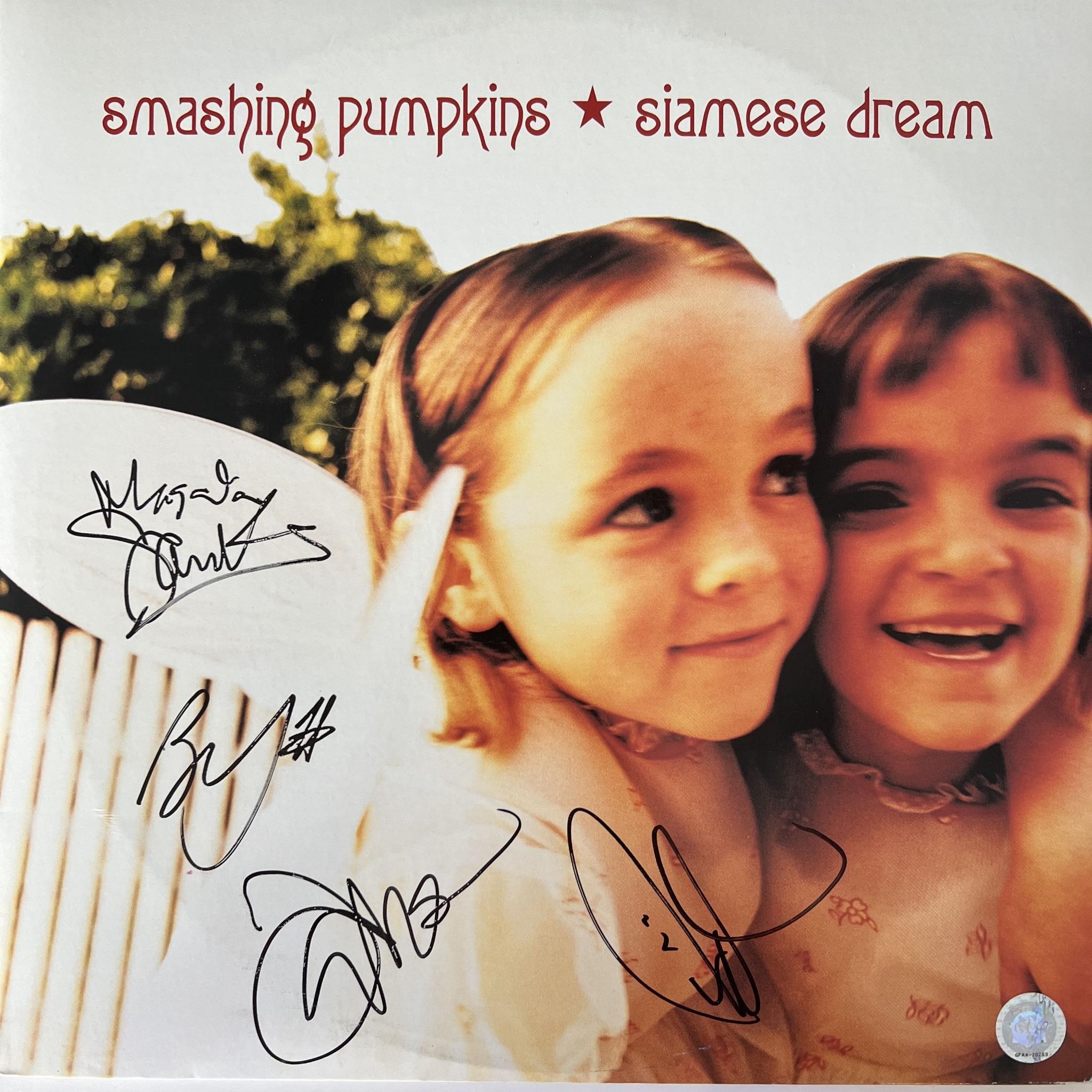 Smashing Pumpkins signed "Siamese Dream" album
