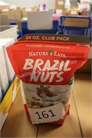 1-24oz brazil unsalted nuts (in date)