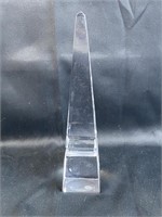 10'' Baccarat Crystal  Obelisk