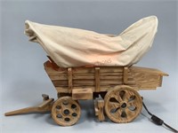 Wooden Frontier Wagon Lamp