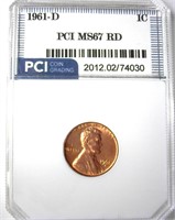 1961-D Cent MS67 RD LISTS $650