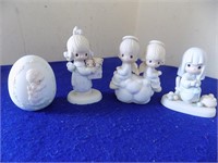4 Precious Moments Figurines-Easter 1992,