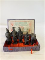 Qin Dynasty 5pcs statues