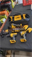 DeWalt 20v 4 Tool Combo Kit