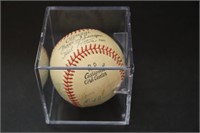 1957 Autographed Burlington Bees Baseball