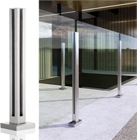 Glass Balustrade Post 42" Corner Steel Post