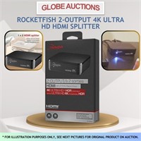 ROCKETFISH 2-OUTPUT HDMI SPLITTER (4K ULTRA HD)