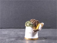 Maine State Bird and Flower Thimble by Sutherland