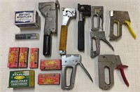 Lot of Staplers & Staples