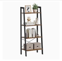 ($79) VASAGLE Ladder Shelf, 4-Tier Bookshelf