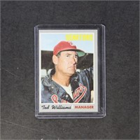 Ted Williams 1970 Topps #211 Baseball card, sharp