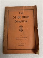 1918 the slide rule simplified George W
