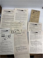 Vintage American flyer training instructions